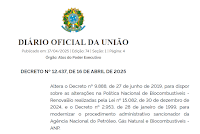 Decreto oficializa alterações no RenovaBio; saiba quais são